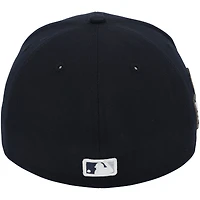 Casquette New Era bleu marine de DJ LeMahieu, joueur des Yankees de New York, contre les Dodgers de Los Angeles, le 30 octobre 2024 - Match 5 des Séries mondiales