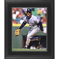 Don Mattingly New York Yankees Autographed 16'' x 20'' Fielding with Shades Framed Photograph