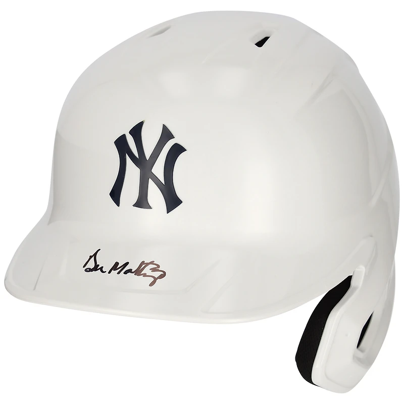 Casque de frappeur Rawlings Mach Pro chromé autographié par Don Mattingly des Yankees de New York - Exclusivité Fanatics