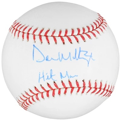 Don Mattingly New York Yankees Autographed Baseball with "Hitman" Inscription
