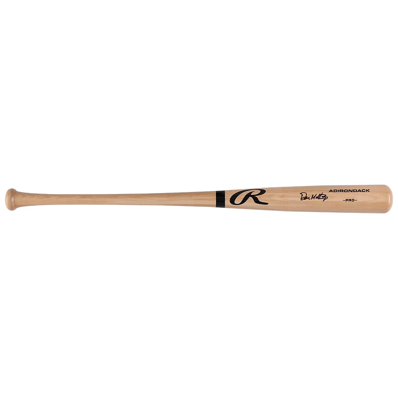 Batte de baseball professionnelle Rawlings blonde autographiée par Don Mattingly des Yankees de New York