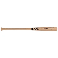 Batte de baseball professionnelle Rawlings blonde autographiée par Don Mattingly des Yankees de New York