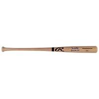 Batte de baseball professionnelle Rawlings Blonde autographiée par Don Mattingly des Yankees de New York avec l'inscription « Donnie Baseball »