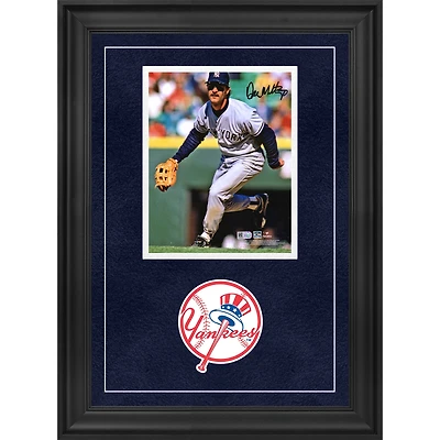 Photographie encadrée de luxe autographiée par Don Mattingly des Yankees de New York, 8" x 10"