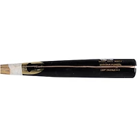 Estevan Florial, batte de baseball Chandler Broken Bat de couleur beige et noire utilisée par les Yankees de New York contre les Blue Jays de Toronto le 28 septembre 2023
