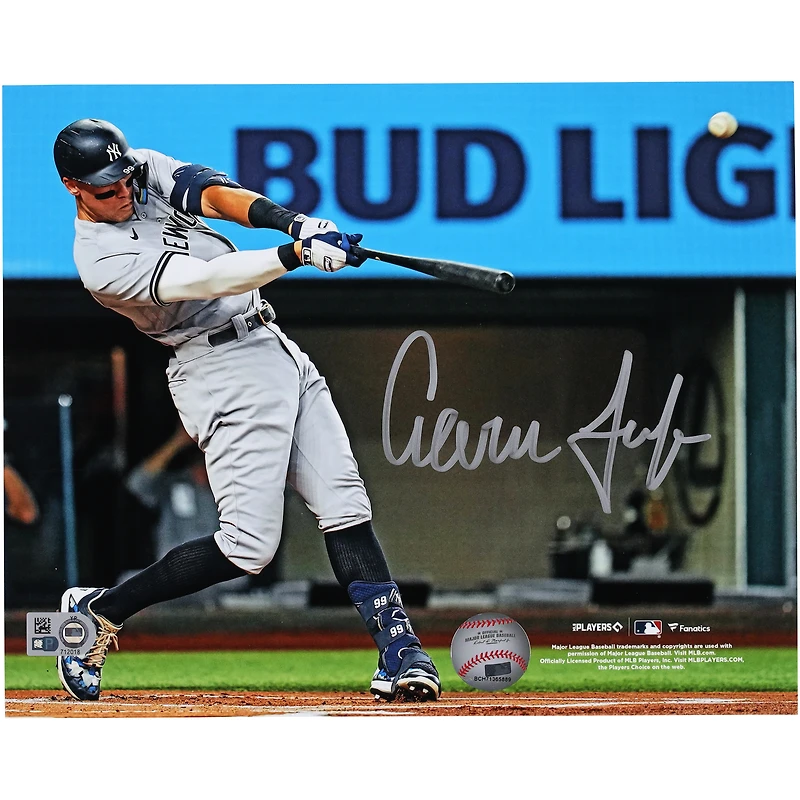 Photographie autographiée authentique de 8'' x 10'' de Fanatics, record de home run des Yankees de New York de la Ligue américaine