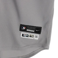 Maillot gris Nike n° 63 porté par Fernando Cruz des Yankees de New York contre les Blue Jays de Toronto le 4 octobre 2025 - Match 1 de la série de division de la Ligue américaine