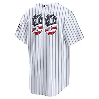 Fourth of July Men's New York Yankees Aaron Judge Nike White USA 250 Stadium Jersey