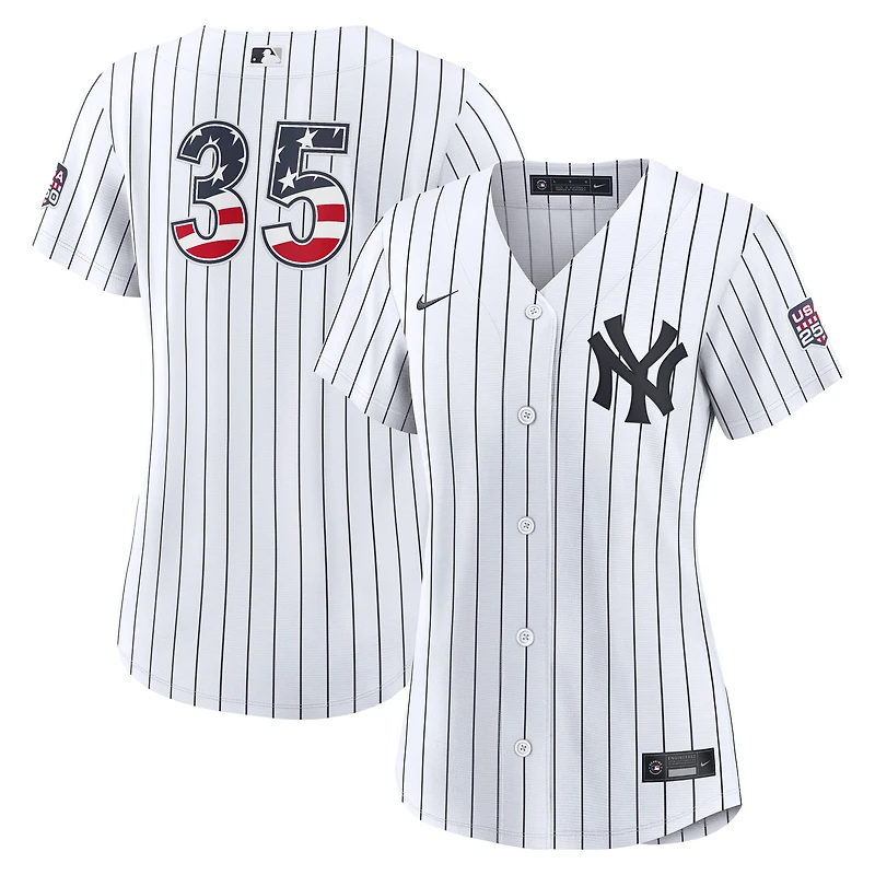 Fourth of July Women's New York Yankees Cody Bellinger Nike White USA 250 Stadium Jersey