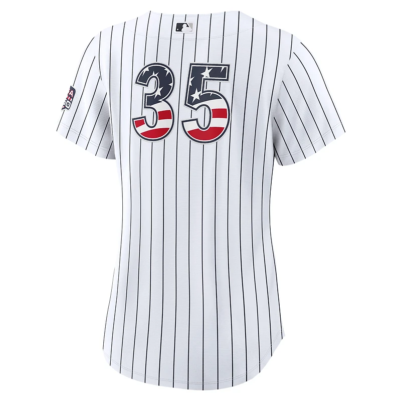 Fourth of July Women's New York Yankees Cody Bellinger Nike White USA 250 Stadium Jersey