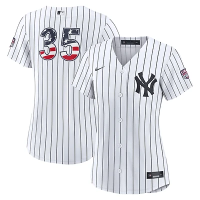 Fourth of July Women's New York Yankees Cody Bellinger Nike White USA 250 Stadium Jersey