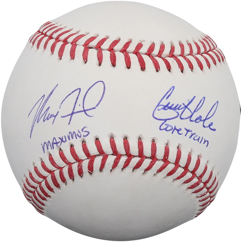 Balle de baseball autographiée par Gerrit Cole et Max Fried des Yankees de New York avec plusieurs inscriptions - Édition limitée n° 25/25