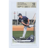 Gerrit Cole, Yankees de New York, collection Topps Now 2025, Road to Opening Day, carte n° OD-22 authentifiée par BGS (10 cartes) - Sous-notes : 9,5, 10, 10, 10