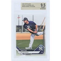 Carte authentifiée BGS 9.5 de Gerrit Cole, Yankees de New York, collection Topps Now 2025, en route pour le jour d'ouverture, n° OD-22