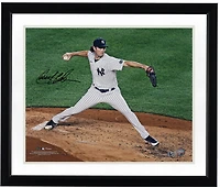 Photo de profil de Gerrit Cole, joueur des Yankees de New York, autographiée (16 x 20 pouces).