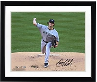 Gerrit Cole New York Yankees Autographed 16" x 20" Road Pitching Photograph