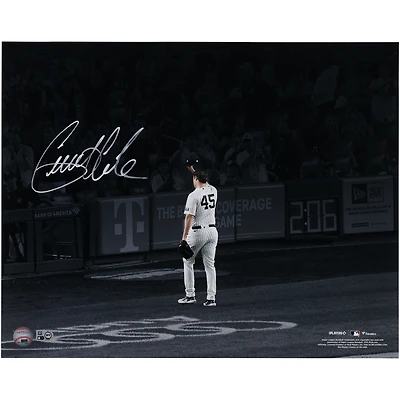 Photo de casquette autographiée de Gerrit Cole (New York Yankees), format 40 x 50 cm.