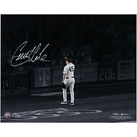 Photo de casquette autographiée de Gerrit Cole (New York Yankees), format 40 x 50 cm.