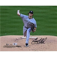 Gerrit Cole New York Yankees Autographed 8" x 10" Road Pitching Photograph