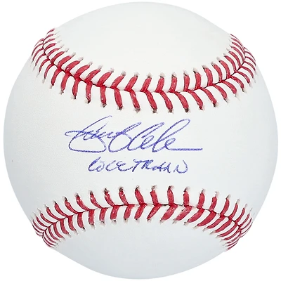 Balle de baseball autographiée par Gerrit Cole des Yankees de New York avec l'inscription « Cole Train »