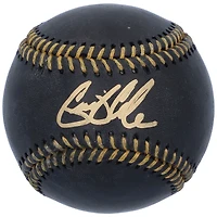 Balle de baseball en cuir noir autographiée par Gerrit Cole, des Yankees de New York