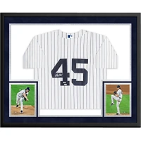Gerrit Cole New York Yankees Autographed Framed White Nike Authentic Jersey Collage