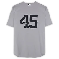 Gerrit Cole New York Yankees Autographed Gray Nike Replica Jersey