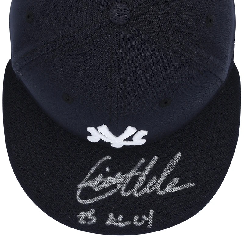 Casquette New Era dédicacée par Gerrit Cole des Yankees de New York avec l'inscription « 23 AL CY »