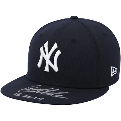 Casquette New Era dédicacée par Gerrit Cole des Yankees de New York avec l'inscription « 23 AL CY »