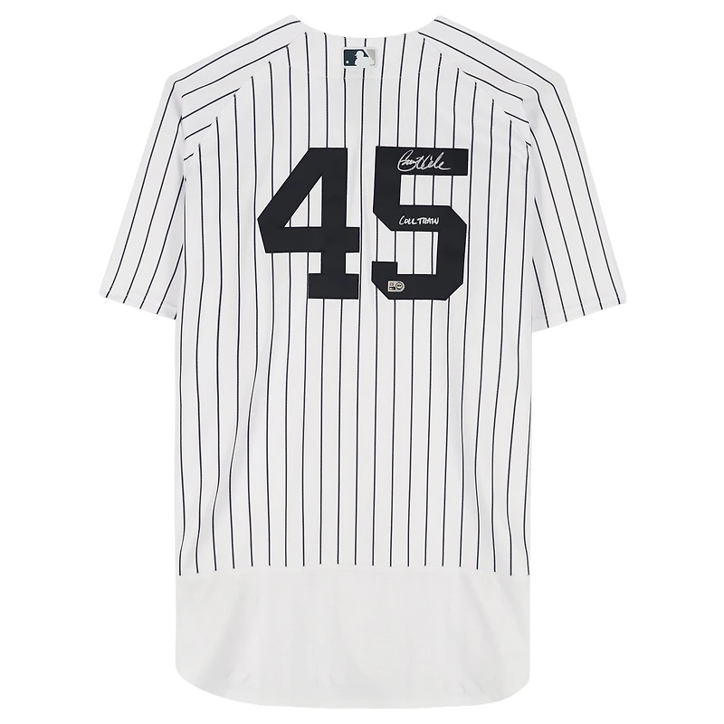 Gerrit Cole New York Yankees Autographed Nike Authentic Jersey with "Cole Train" Inscription