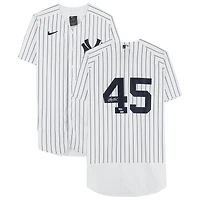 Maillot authentique Nike blanc autographié par Gerrit Cole, des Yankees de New York