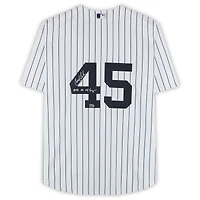 Gerrit Cole New York Yankees Autographed White Nike Replica Jersey with "2023 AL CY Young" Inscription
