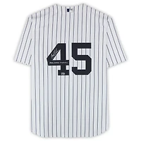 Gerrit Cole New York Yankees Autographed White Nike Replica Jersey with "Pride. Passion. Pinstripes." Inscription