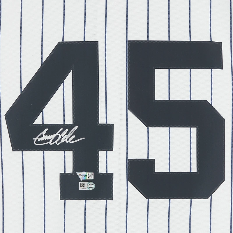 Maillot réplique blanc Nike autographié de Gerrit Cole, Yankees de New York