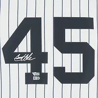 Maillot réplique blanc Nike autographié de Gerrit Cole, Yankees de New York