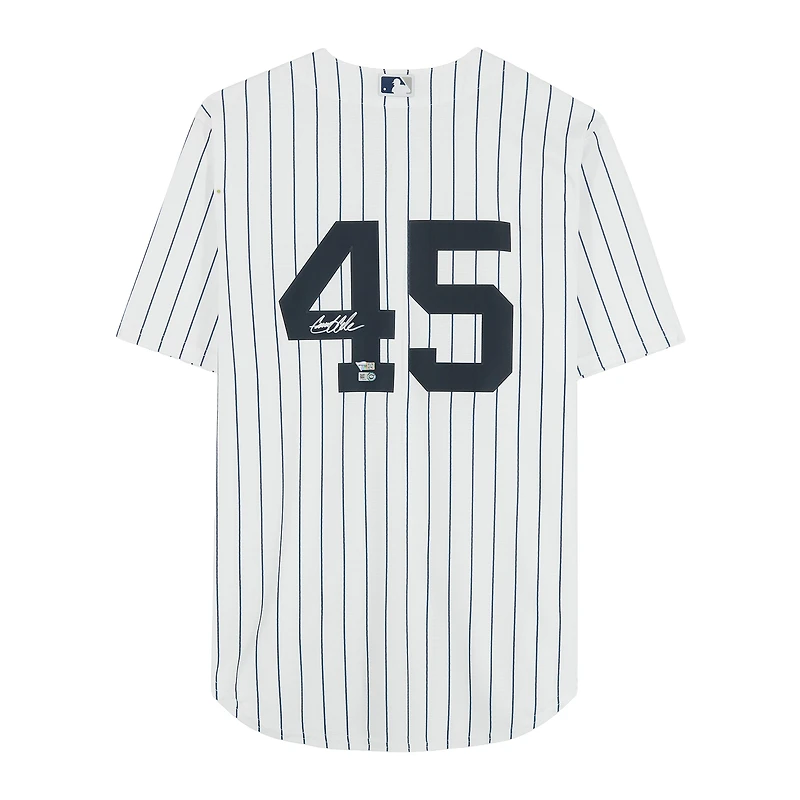 Gerrit Cole New York Yankees Autographed White Nike Replica Jersey
