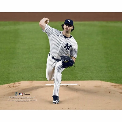 Gerrit Cole New York Yankees Unsigned Pitching vs. Toronto Blue Jays Photograph