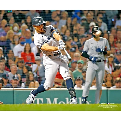 Photo non signée de Giancarlo Stanton, des Yankees New York, lors du Grand Chelem contre les Red Sox