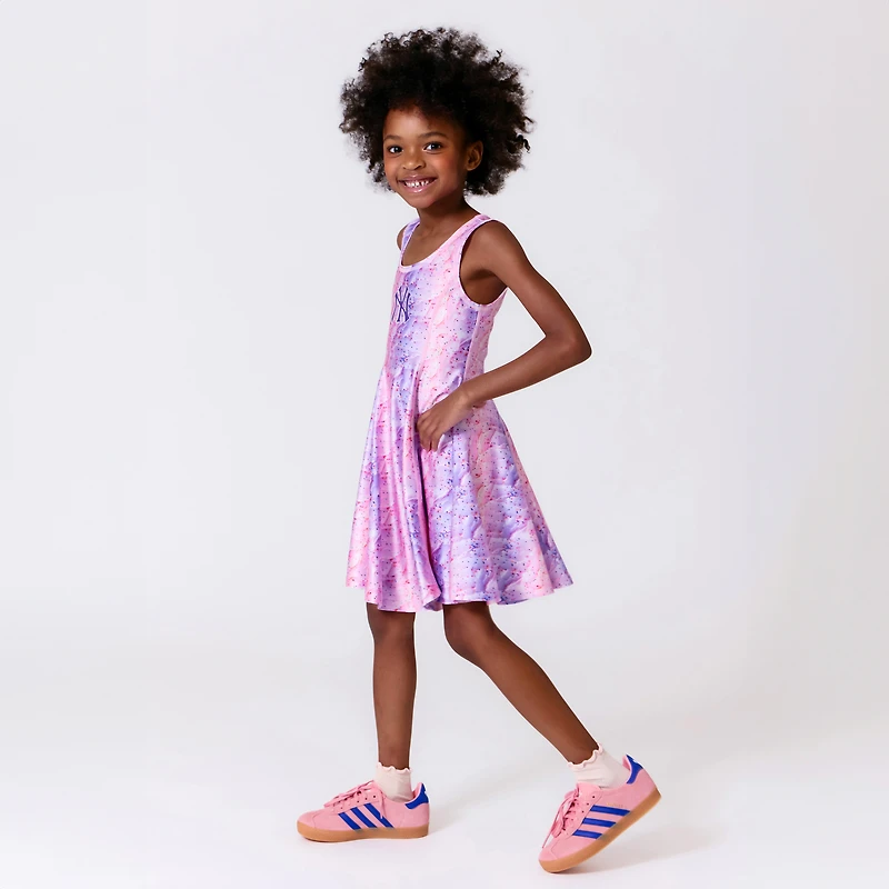 Girls Preschool Terez Pink New York Yankees Ombre Frosting Skater Dress