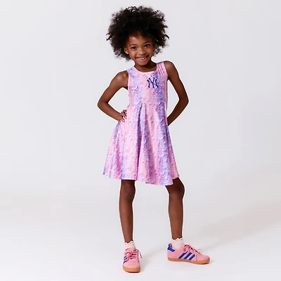 Girls Preschool Terez Pink New York Yankees Ombre Frosting Skater Dress