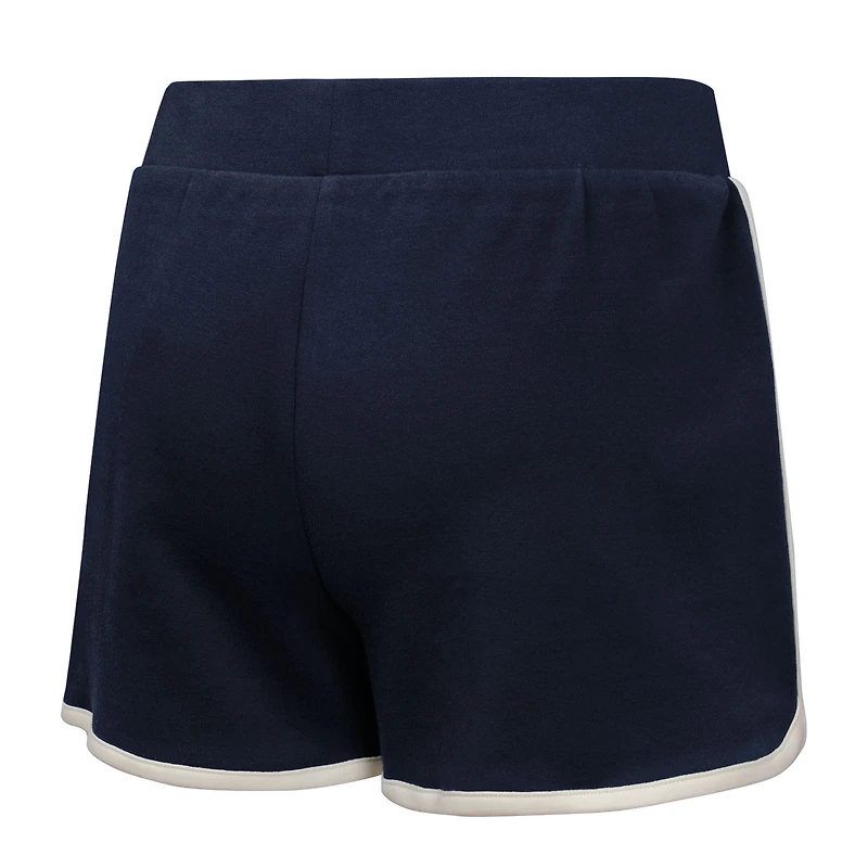 Ensemble polo et jupe-short Johnny pour filles bleu marine New York Yankees Base Trainer
