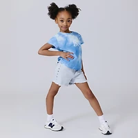 Girls Youth Terez Blue New York Yankees Tie-Dye Draft T-Shirt