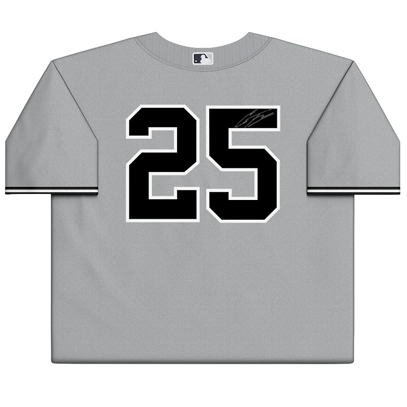 Gleyber Torres New York Yankees Autographed Topps Gray Majestic Authentic Jersey