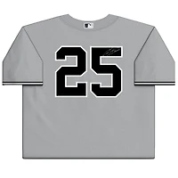 Gleyber Torres New York Yankees Autographed Topps Gray Majestic Authentic Jersey