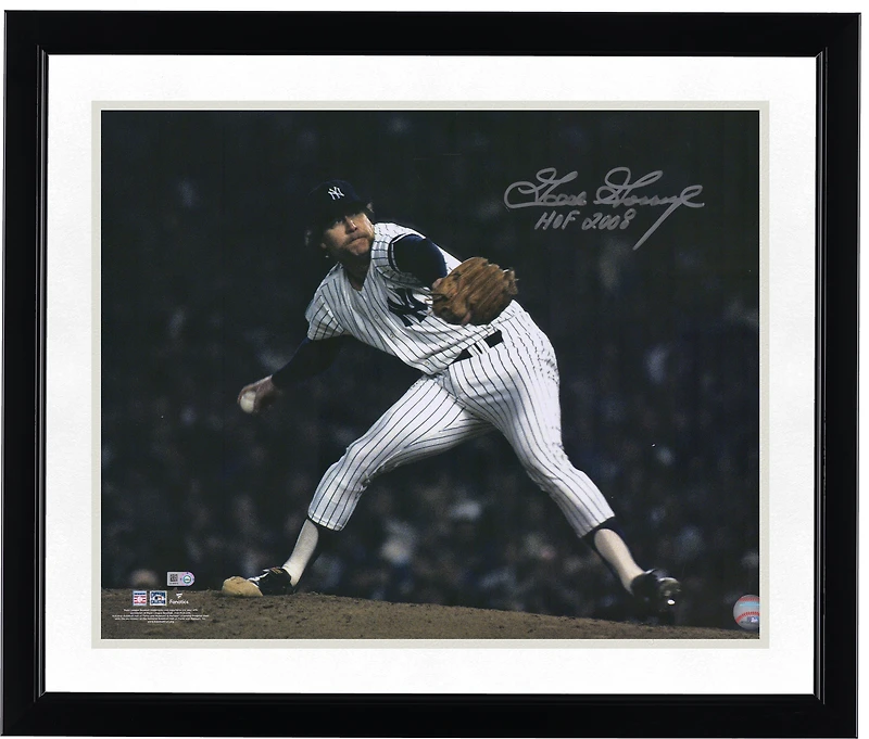 Goose Gossage New York Yankees Autographed 16" x 20" Pitching Photograph with "HOF 2008" Inscription