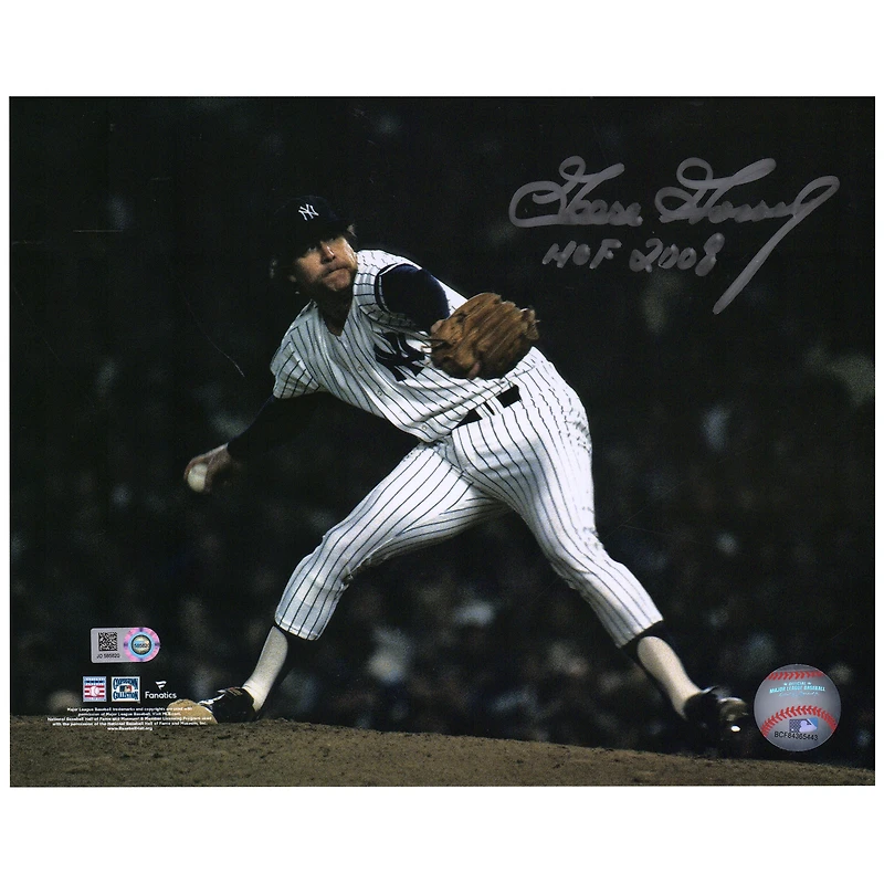 Goose Gossage New York Yankees Autographed 8" x 10" Pitching Photograph with "HOF 2008" Inscription
