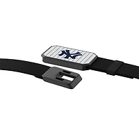 Ceinture noire Groove Life New York Yankees avec boucle aux couleurs de l'équipe