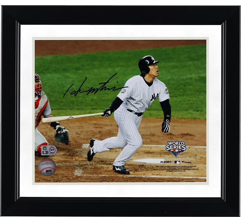 Hideki Matsui New York Yankees Autographed 8" x 10" 2009 World Series Hitting Photograph