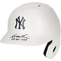 Casque de frappeur Rawlings Mach Pro chromé autographié par Hideki Matsui des New York Yankees avec inscription « 2009 WS MVP » - Exclusivité Fanatics