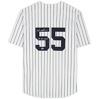 Hideki Matsui New York Yankees Autographed White Nike Cooperstown Collection Pinstripe Replica Jersey with "09 WS MVP" Inscription